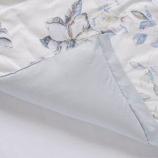 Cottage border floral 3pc comforter queen blue 200*240cm