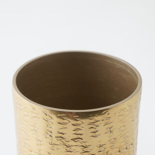 Homez aluminium tumbler, gold 7*7*11 cm
