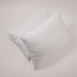 Cottage 2pcs microfiber pillow set, white 50*75cm