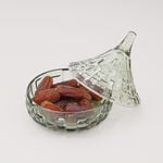 دلتي تمرية زجاج 12.7*12.8سم، أخضر image number 0