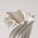 Homez Ceramic White Vase 18.4*18.4*19.5Cm image number 2