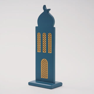 Homez Minara Collection Decoration Item, Blue, 13*8*36 Cm