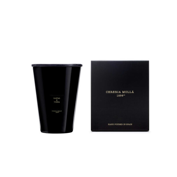 4 wick santal & tonka scented jar candle 3.5 kg image number 1