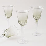 La Mesa Glass Juice Cups Set 4Pcs 200Ml, Green image number 0