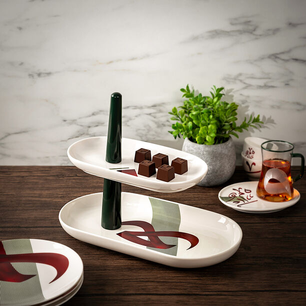 Arabgraph 2 Tier Cake Stand image number 0
