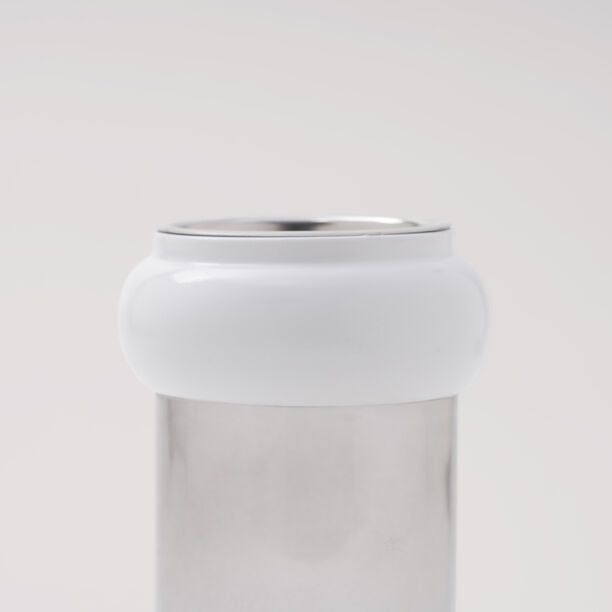 Marjan Collection Homez Candle Holder Glass, Blue, 12*12*17.5 cm image number 2