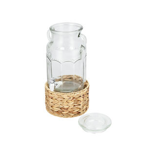 Alberto glass beverage dispenser with basket 3100ml