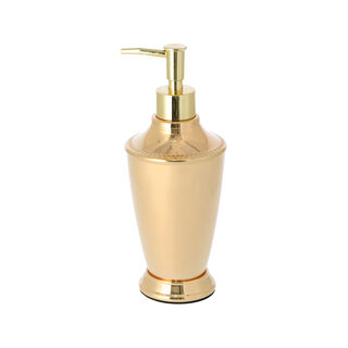 Metal Lotion Dispenser Gold Finish