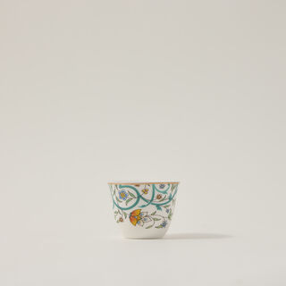 21 Pcs Porcelain Tea And Coffee Set Green