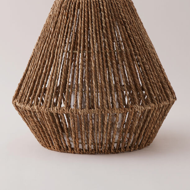 Homez Rattan Aura Lantern 30*30*29Cm, Brown image number 1