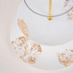 La Mesa white porcelain/glass 3 tiered cake plate image number 1