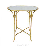 Bamboo Round Side Table image number 4