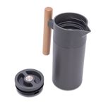 Dallety Steel Vacuum Flask Nature Gray 1.2L image number 1