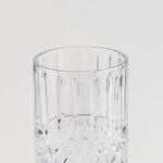 هومز فازة زجاج فضي بنقشة ماسية 14*14*27.6 سم image number 2