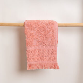 Jacquard/cotton peach face towel 30*50 cm