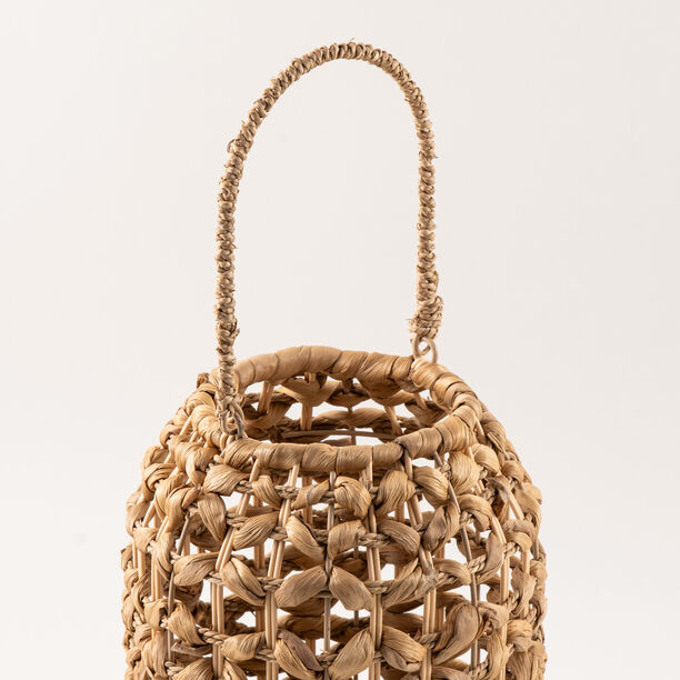 هومز فانوس بامبو 22*22*29سم، بيج image number 2