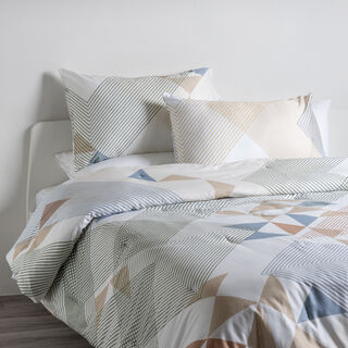 Cottage cotton playful blocks 3pc comforter king 200*240cm