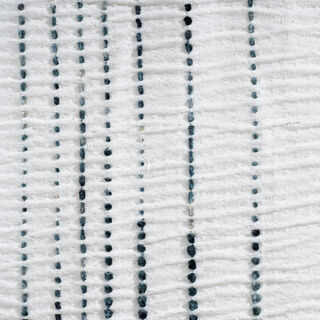 كوتاج طقم لحاف 6 قطع كينج مخطط أبيض، 220*240سم