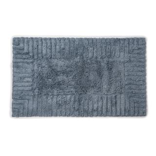 Cottage Cotton Bathmat Line Grey