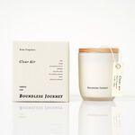 شمعة معطرة في برطمان زجاجي 180جم  لون أبيض image number 0