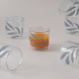 دلتي 6 قطع فناجين قهوة عربية قهوة زجاجية