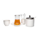 28Pc Tea And Coffee Set Samarkand Porcelain White image number 2