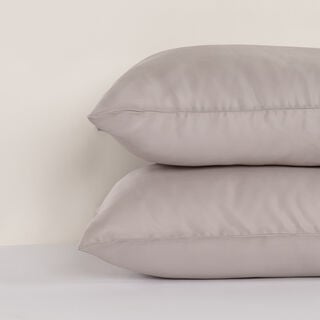 Boutique Blanche Pillow Cover Set Tencel 300Tc Standard Birch 75*50 Cm