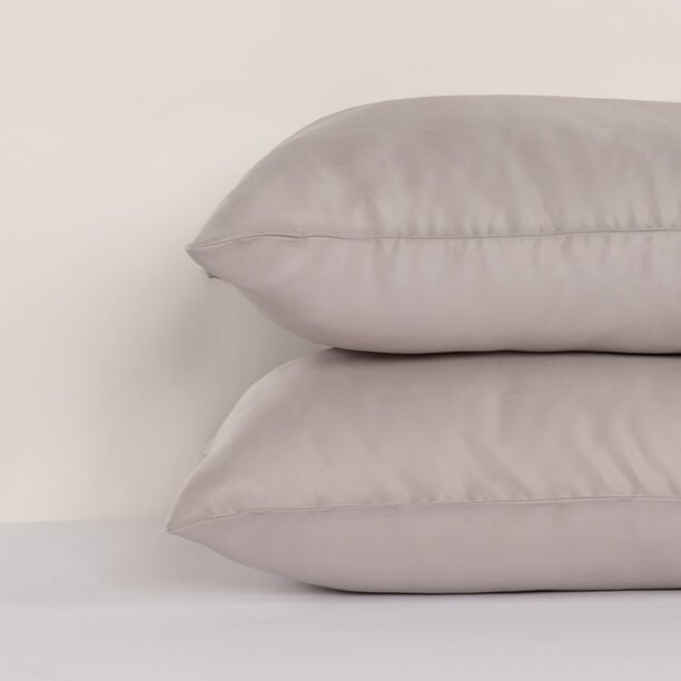 Boutique Blanche Pillow Cover Set Tencel 300Tc Standard Birch 75*50 Cm image number 1