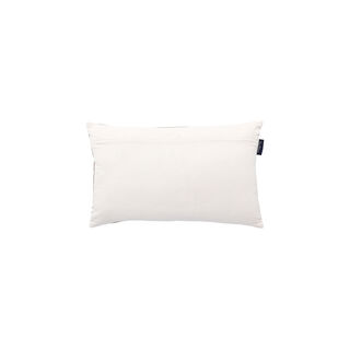 Cottage Cotton and Rexine Cushion 30 * 50 cm White