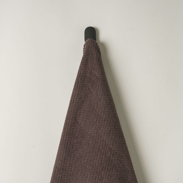 Boutique Blanche jaquard cotton hand towel, brown, 100*50cm image number 1