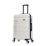 Travel Vision Abs Wheeled Suitcase, White, 24 Inch, 44*25.5*66.5 Cm image number 0