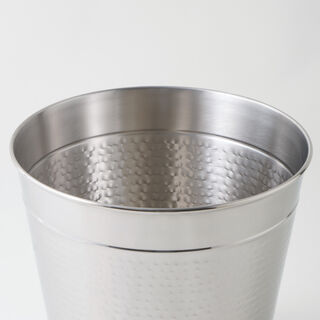  هومز سلة نفايات ستانلس ستيل، فضي 25*25*25 سم