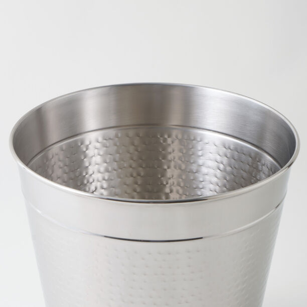  هومز سلة نفايات ستانلس ستيل، فضي 25*25*25 سم image number 1