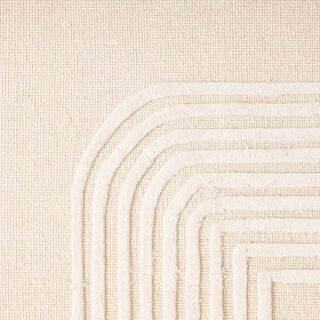 Cottage tufted beige rug 160*230cm