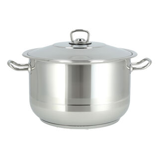 7 Piece Cookware Set Stainless With Stainless steel Lid