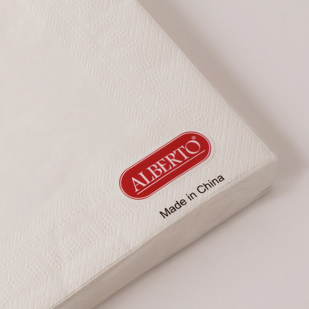 Alberto Paper Napkin Pack Of 30, White 33*33Cm image number 1
