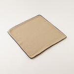 Homez Beige Charcoal Border Cushion Cover, 45*45Cm image number 0