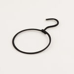 Homez Leather Coated Hanger Set Of 2Pcs, Black image number 1