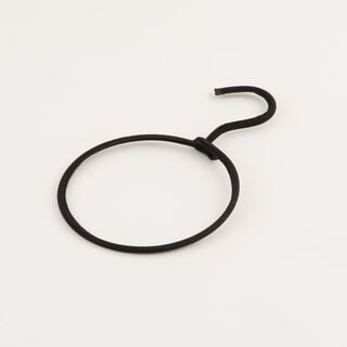 Homez Leather Coated Hanger Set Of 2Pcs, Black