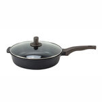 Alberto Cast Ceramic Deep Fry Pan With Glass Lid 30Cm image number 0