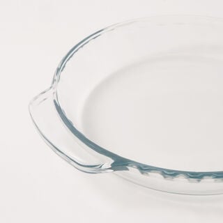 Anchor hocking clear glass pie plate 25cm