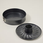 Betty Crocker Non Stick Springform Pan 2 Bottoms With Stainless Steel Lock, Grey Color Dia:28Cm image number 1