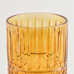 هومز سلة مهملات زجاج دايموند 18*18*26سم، بني image number 2