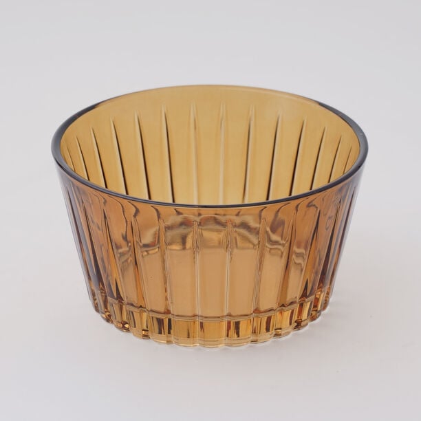 Dallaty Serving Bowl Glass Honey Coloer, 4 Pieces image number 1