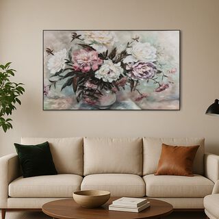 Homez flower wall art canvas 120*200cm