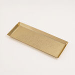 دلتي صينية تقديم ذهبية 40*16*2 سم image number 0