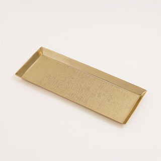 Dallaty Serving Tray, Gold, 40*16*2 cm