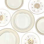 18 Pcs Dinner Set Serve 6 Person,Qamaryat image number 2