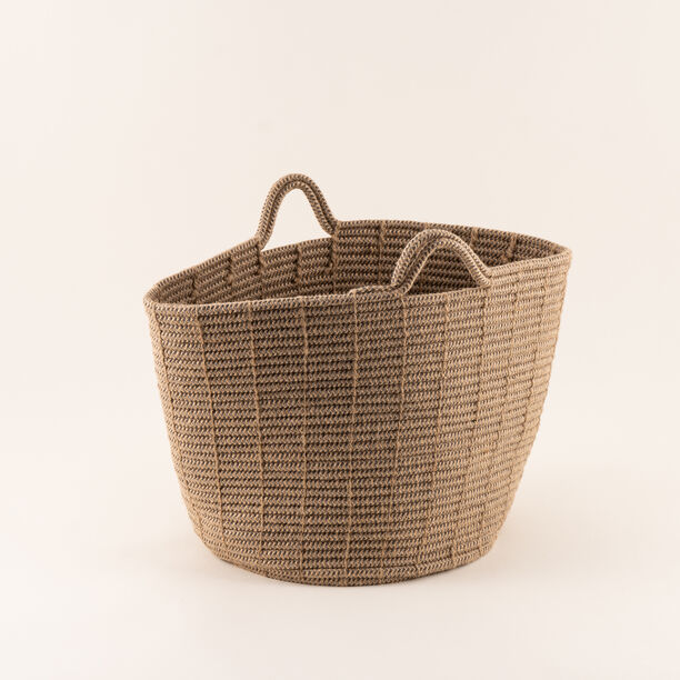 Homez jute storage basket woven 35*35*30cm, brown image number 0