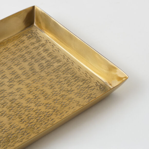 هومز صينية حمام ألومنيوم، ذهبي 20*20*3 سم image number 3